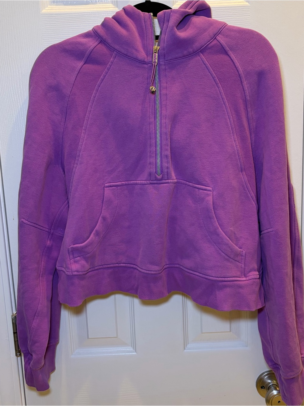 Lululemon Purple Half-Zip Hoodie Sweatshirt
